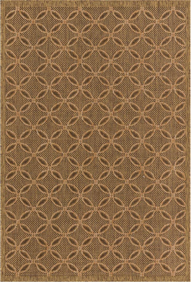 Detail image of 6' x 9' Easy-Clean Trellis Indoor / Outdoor Rug