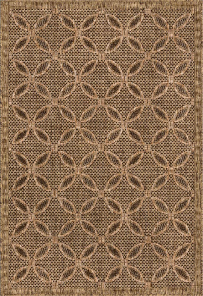 Detail image of 4' x 6' Easy-Clean Trellis Indoor / Outdoor Rug