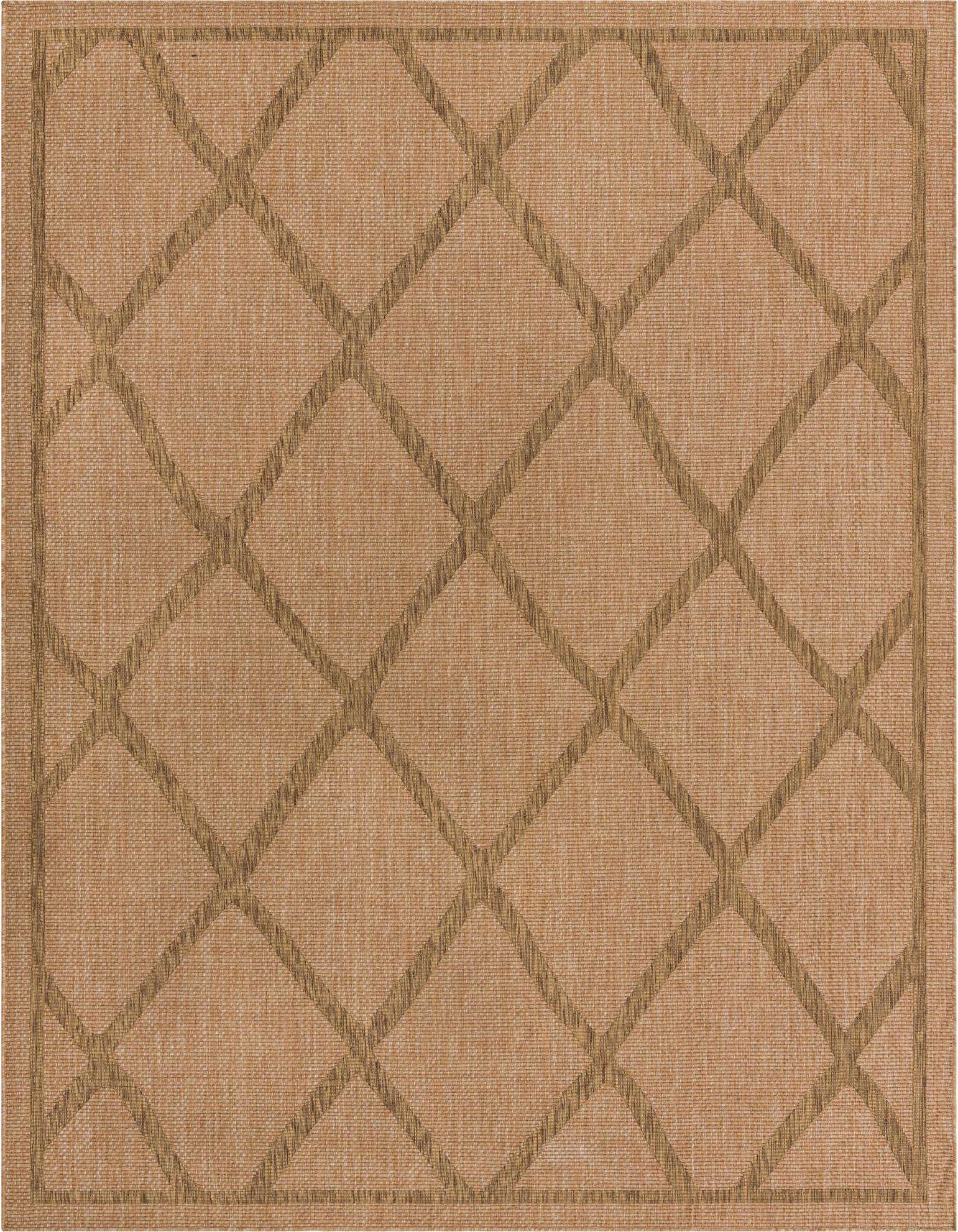 9' x 12' 2 Easy-Clean Trellis Indoor / Outdoor Rug