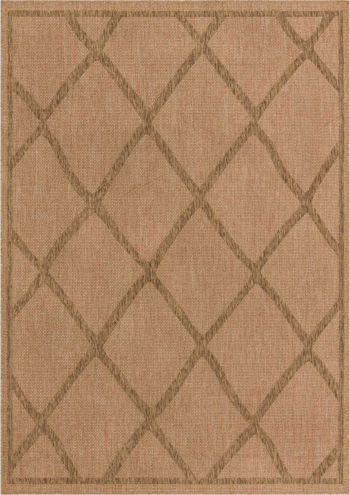 8' x 11' 4 Easy-Clean Trellis Indoor / Outdoor Rug