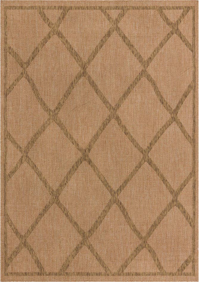 Detail image of 8' x 11' 4 Easy-Clean Trellis Indoor / Outdoor Rug