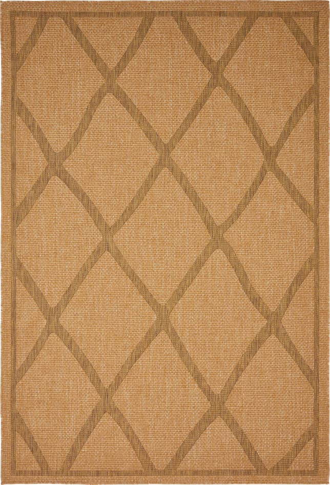 Detail image of 6' x 9' Easy-Clean Trellis Indoor / Outdoor Rug