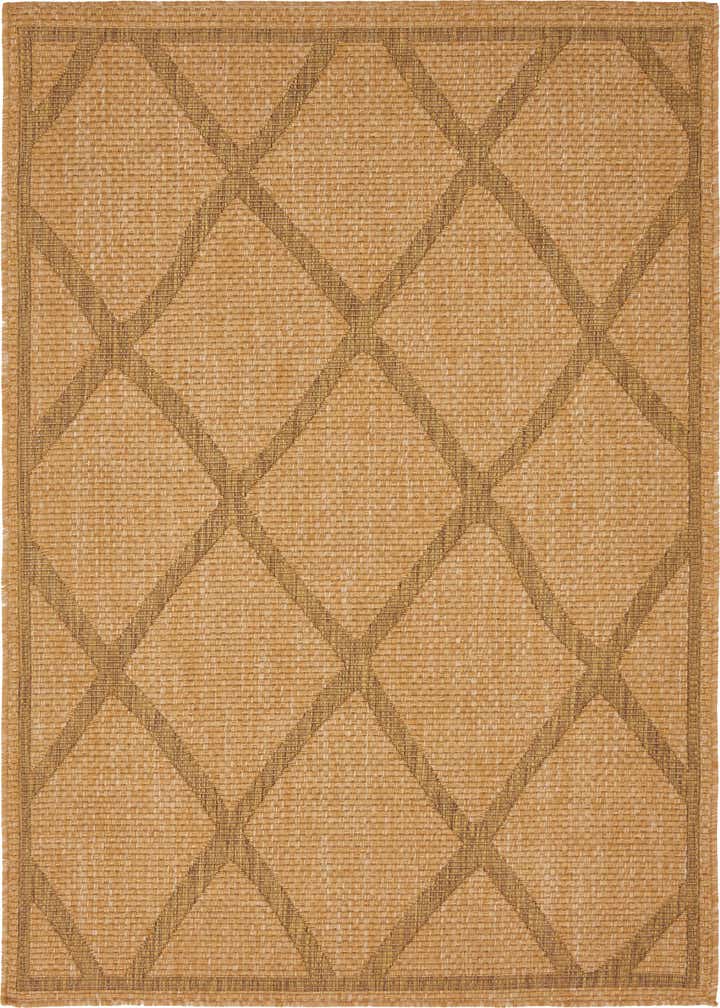 4' x 6' Easy-Clean Trellis Indoor / Outdoor Rug