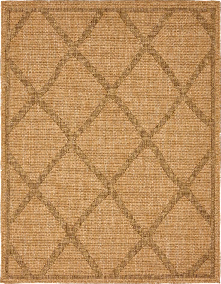 Detail image of 4' x 6' Easy-Clean Trellis Indoor / Outdoor Rug