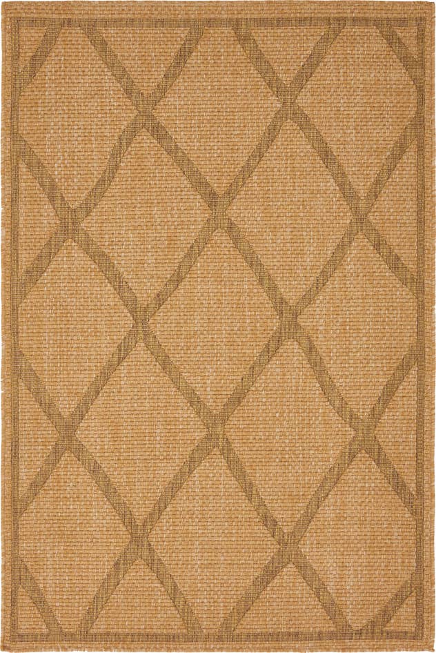 Detail image of 4' x 6' Easy-Clean Trellis Indoor / Outdoor Rug