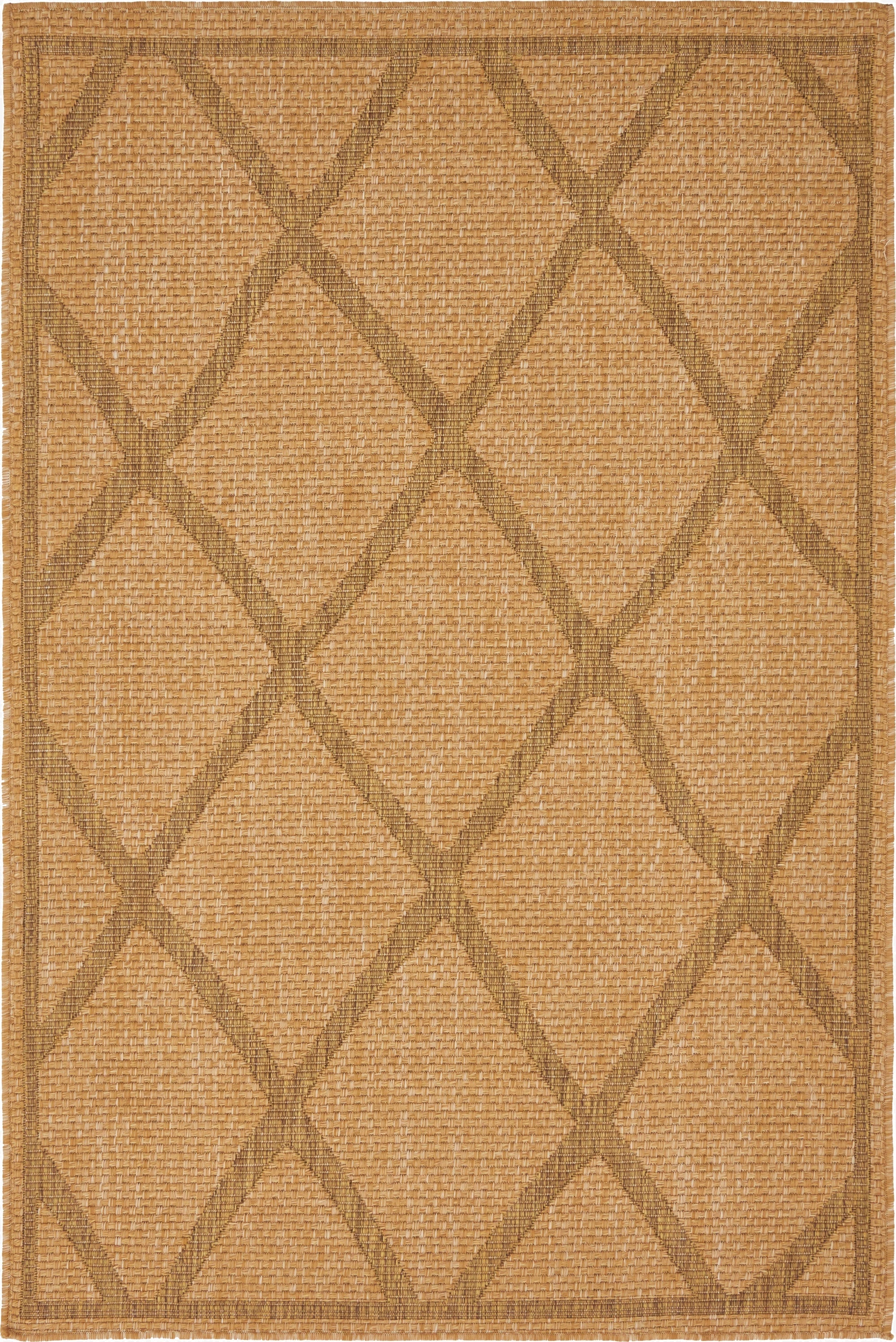 4' x 6'  Washable Trellis Indoor / Outdoor Rug