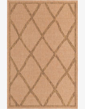 5' x 8' Easy-Clean Trellis Indoor / Outdoor Rug