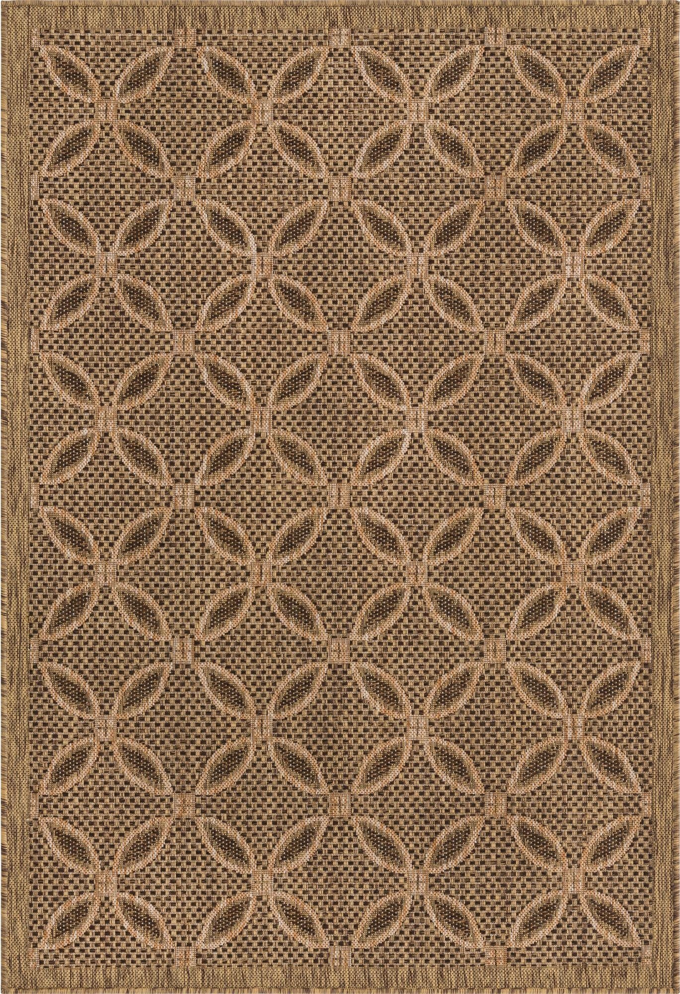 Primary image 4' x 6'  Washable Trellis Indoor / Outdoor Rug
