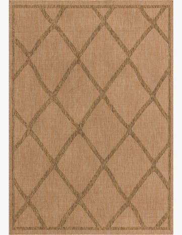 8' x 11' 4 Easy-Clean Trellis Indoor / Outdoor Rug