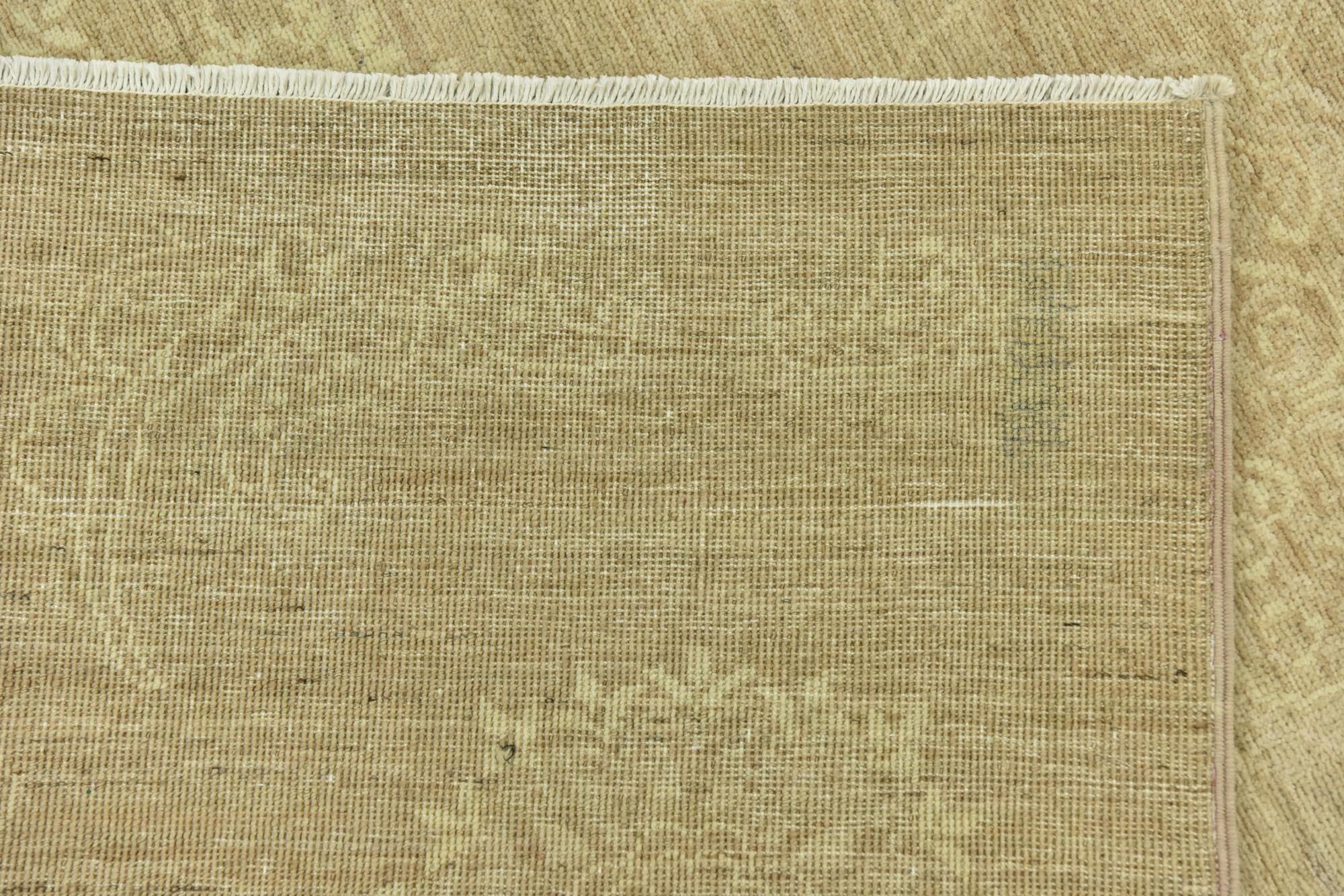 9' 10 x 14' Hand Knotted Over-Dyed Ziegler Rug