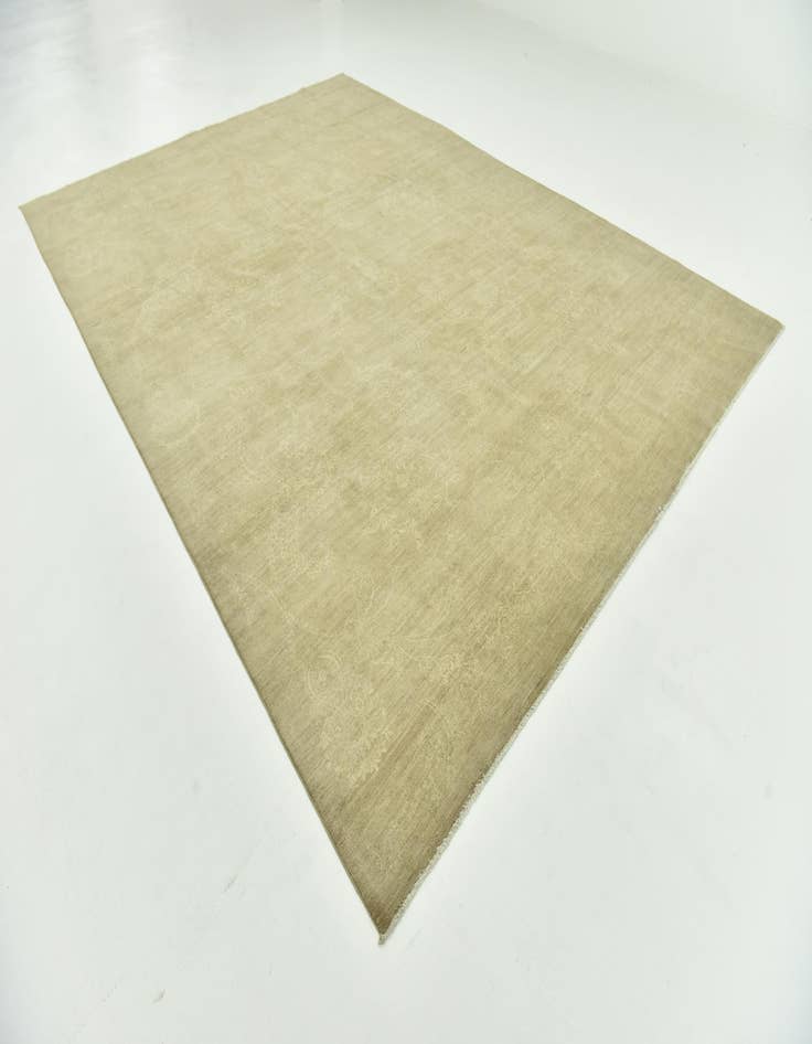 Detail image of 9' 10 x 14'  Hand Knotted Over-Dyed Ziegler Rug