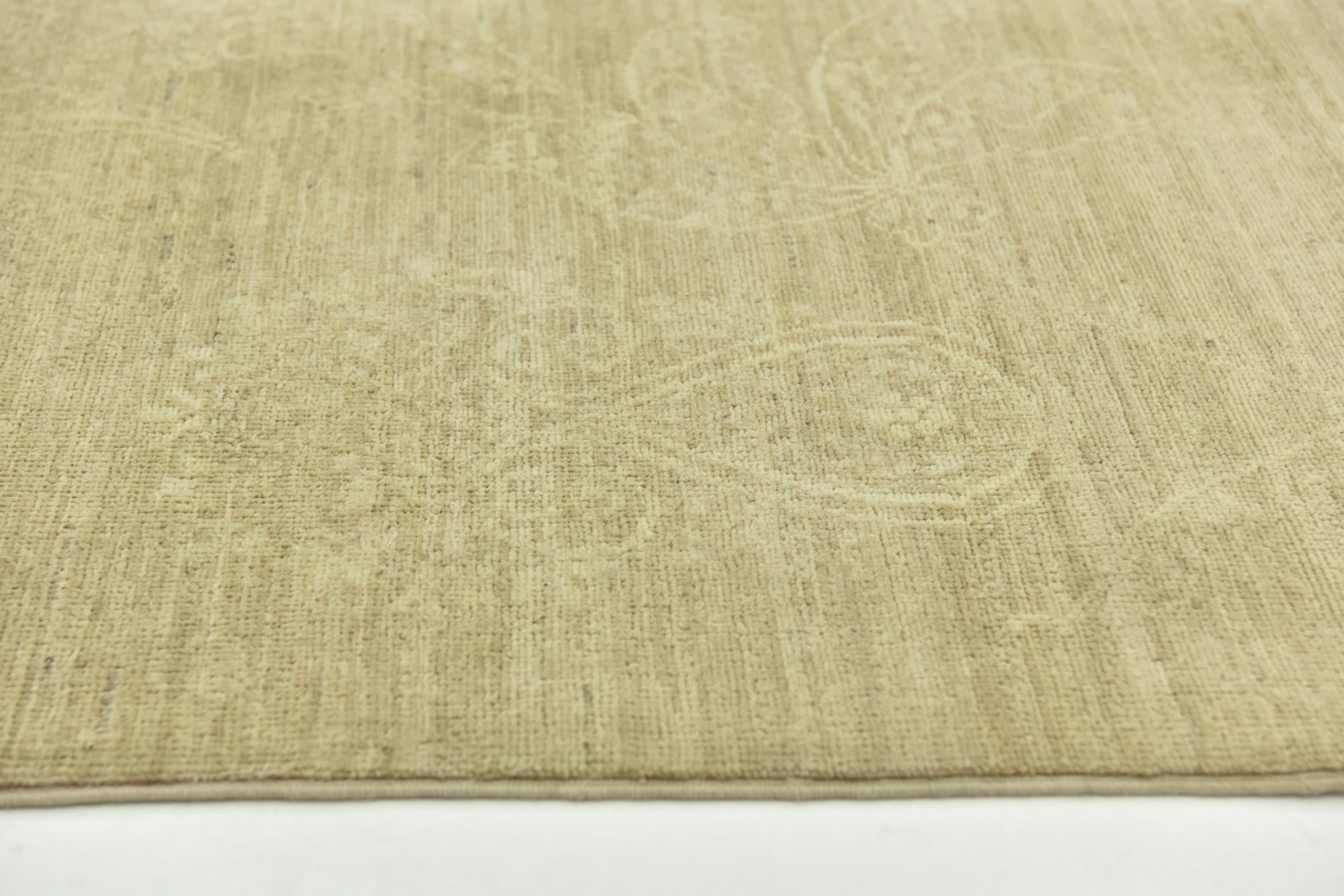 9' 10 x 14' Hand Knotted Over-Dyed Ziegler Rug