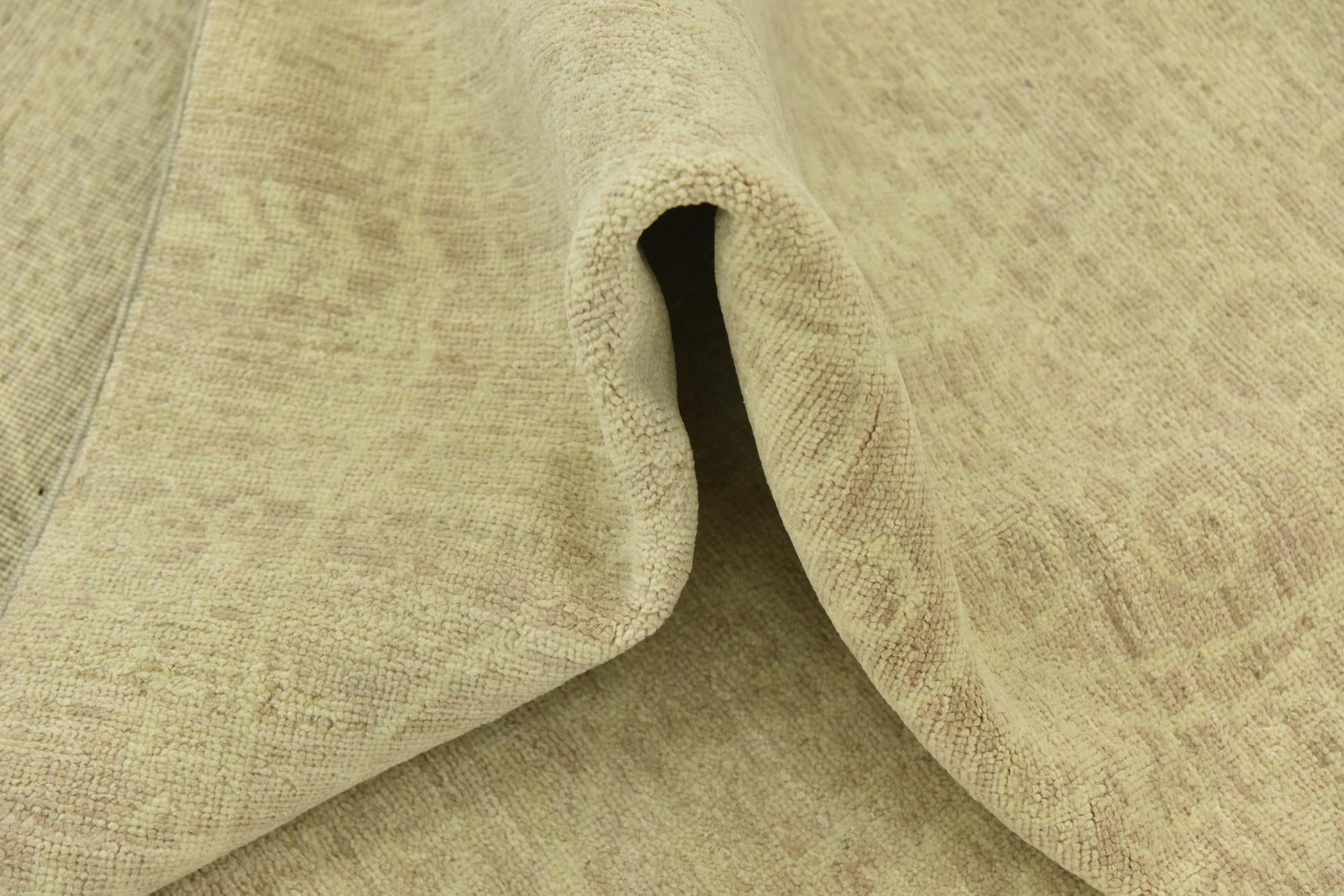 8' 8 x 11' 10 Hand Knotted Over-Dyed Ziegler Rug