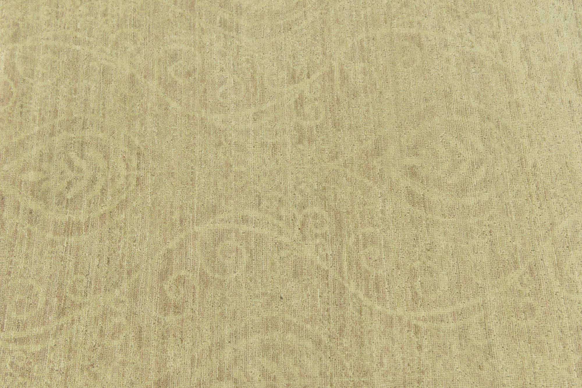 8' 8 x 11' 10 Hand Knotted Over-Dyed Ziegler Rug