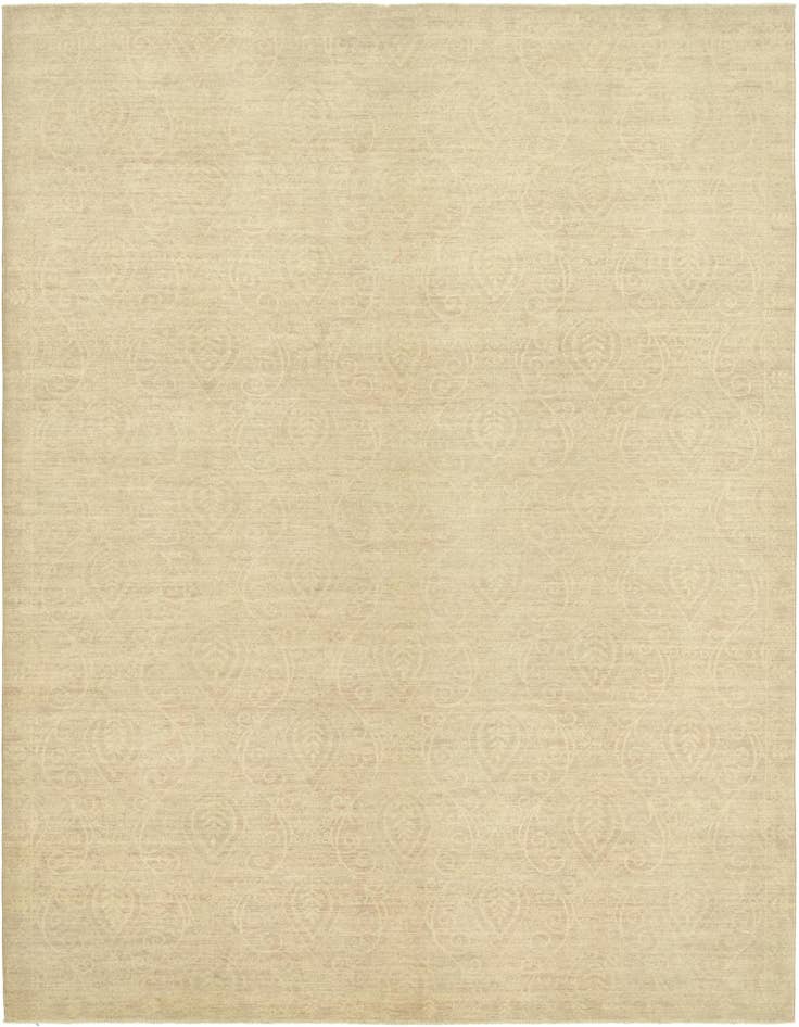 Detail image of 8' 8 x 11' 10 Hand Knotted Over-Dyed Ziegler Rug
