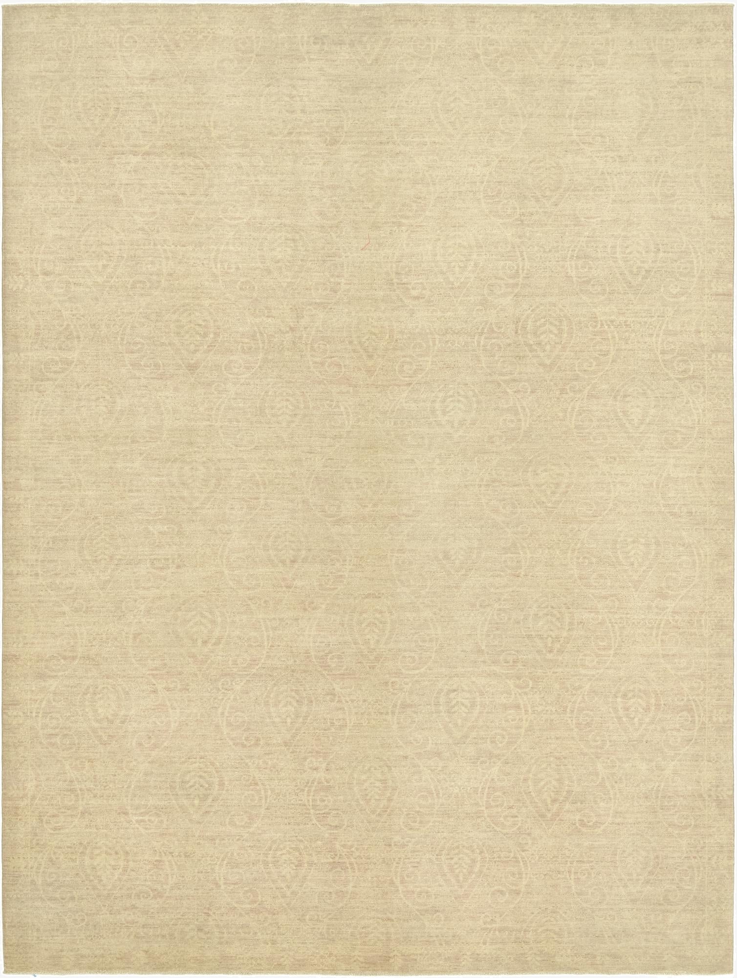 8' 8 x 11' 10  Hand Knotted Over-Dyed Ziegler Rug