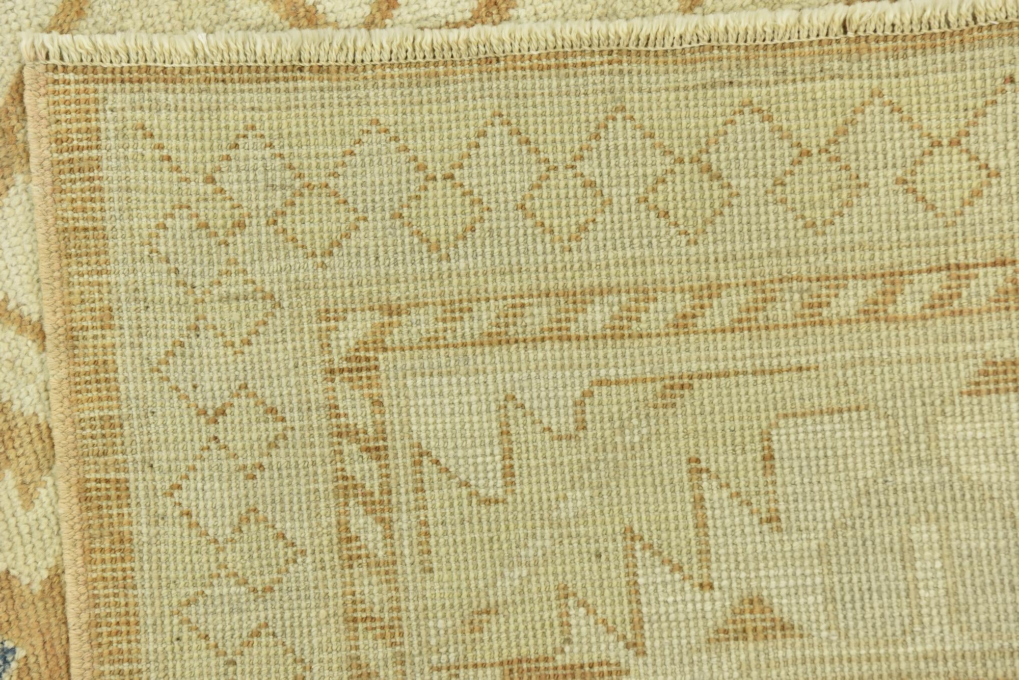 9' 6 x 12' 6 Hand Knotted Peshawar Ziegler Wool Rug
