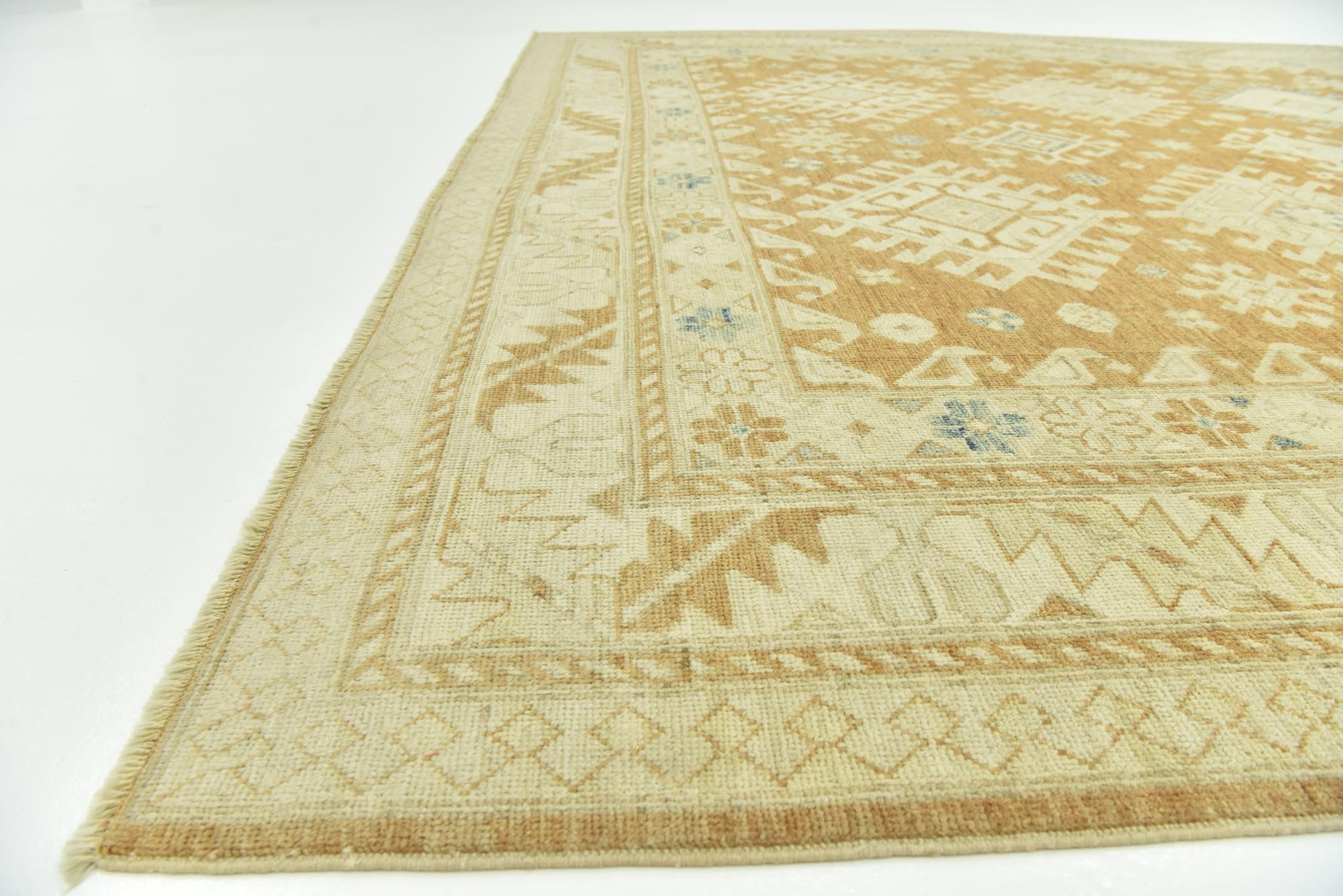 9' 6 x 12' 6 Hand Knotted Peshawar Ziegler Wool Rug