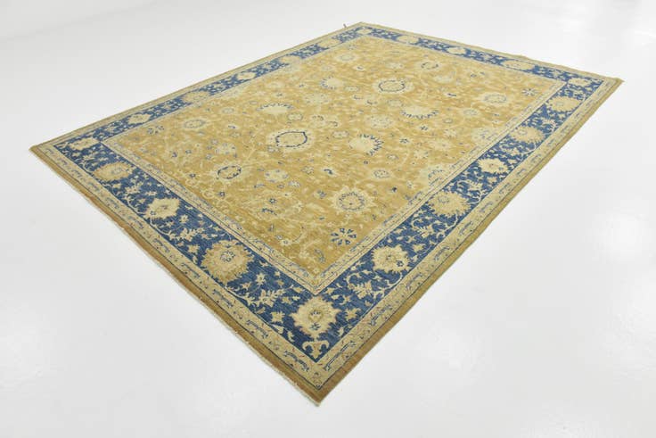 Detail image of 8' 1 x 10' 6 Hand Knotted Peshawar Ziegler Rug