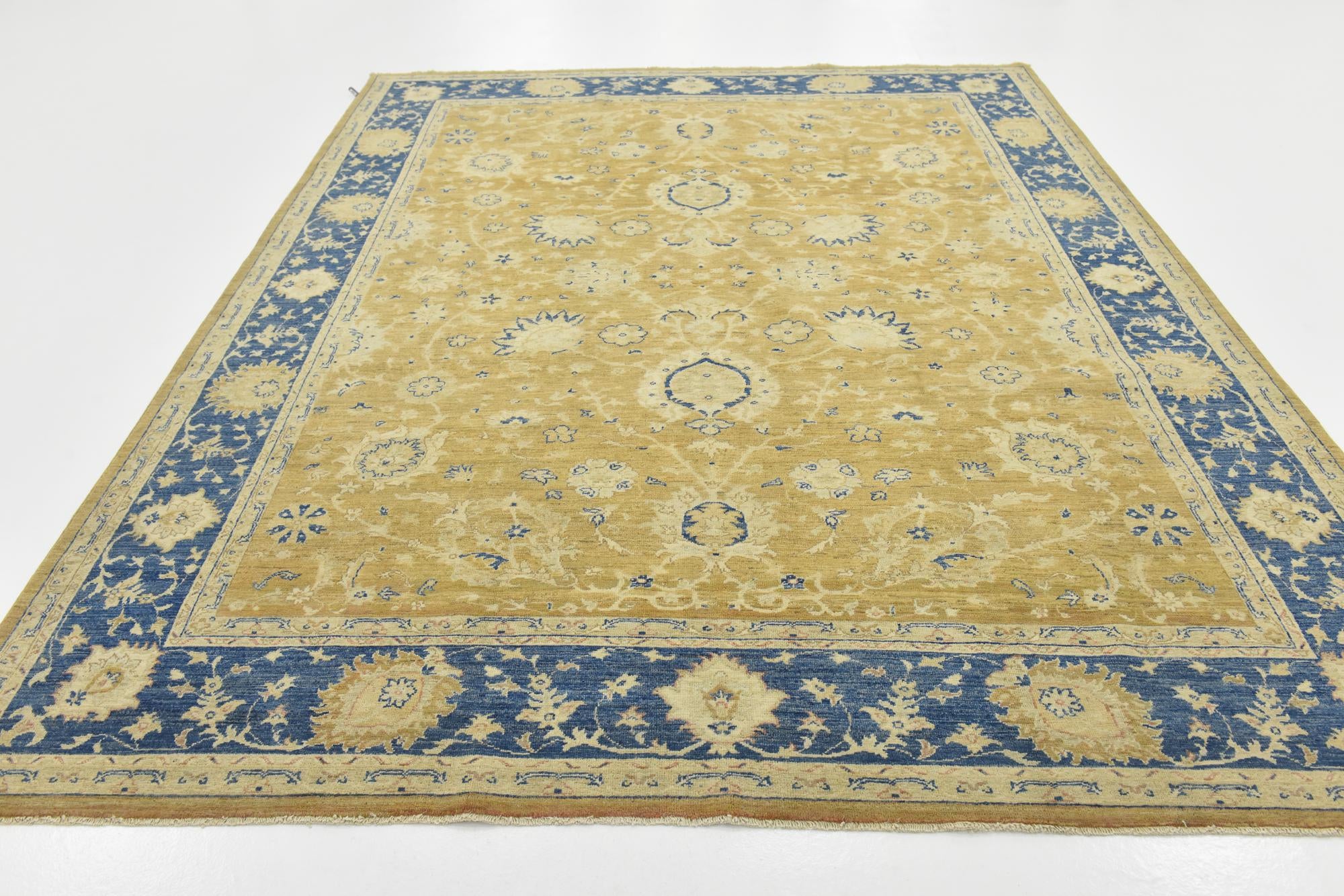 8' 1 x 10' 6 Hand Knotted Peshawar Ziegler Rug