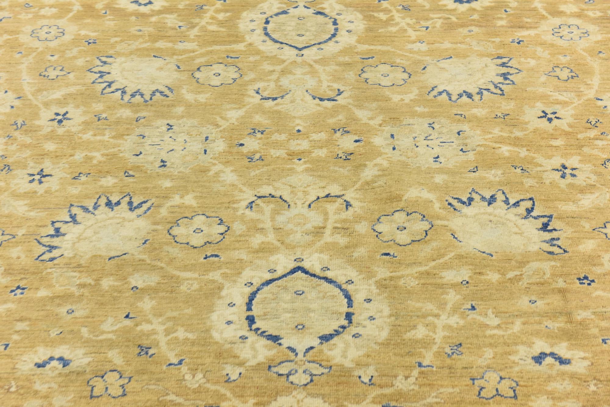 8' 1 x 10' 6 Hand Knotted Peshawar Ziegler Rug