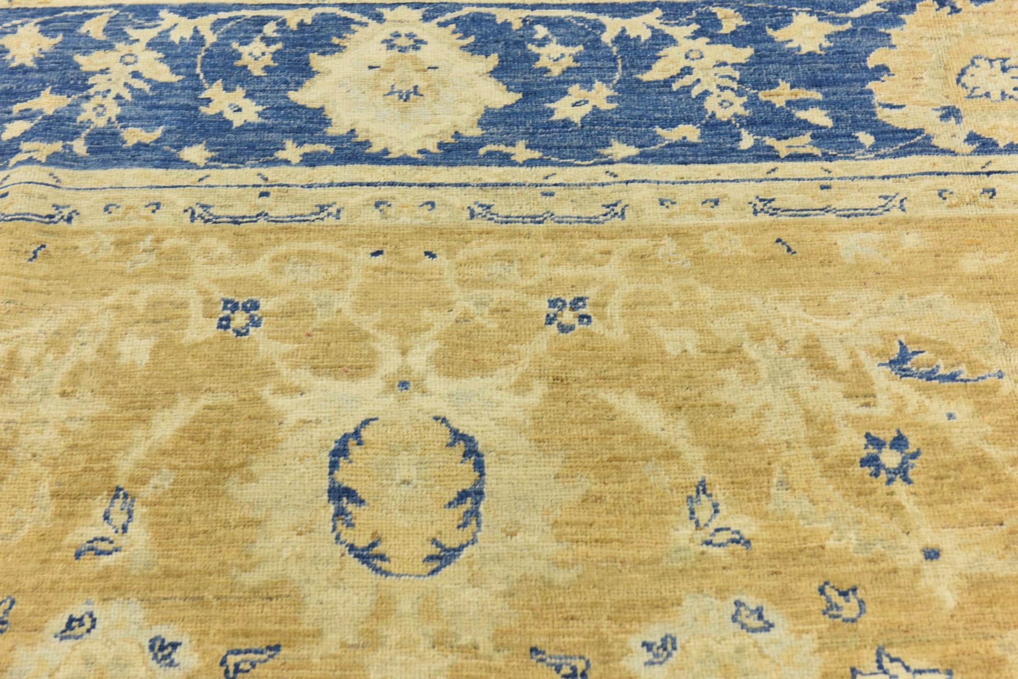 8' 1 x 10' 6 Hand Knotted Peshawar Ziegler Rug