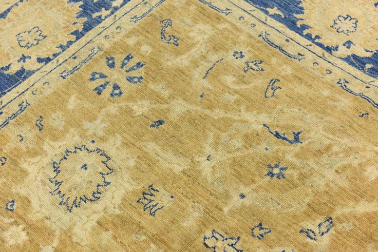 Detail image of 8' 1 x 10' 6 Hand Knotted Peshawar Ziegler Rug