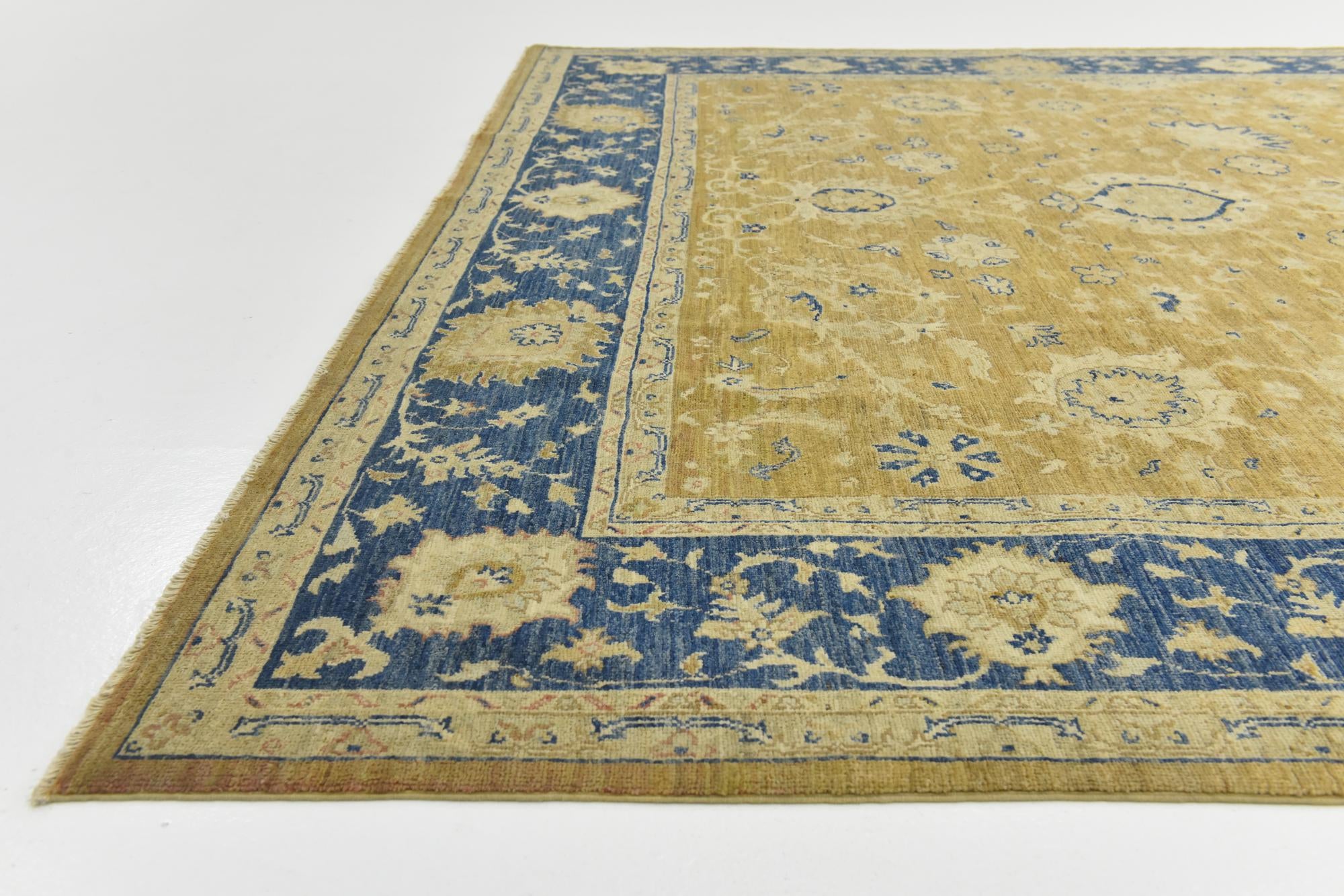 8' 1 x 10' 6 Hand Knotted Peshawar Ziegler Rug