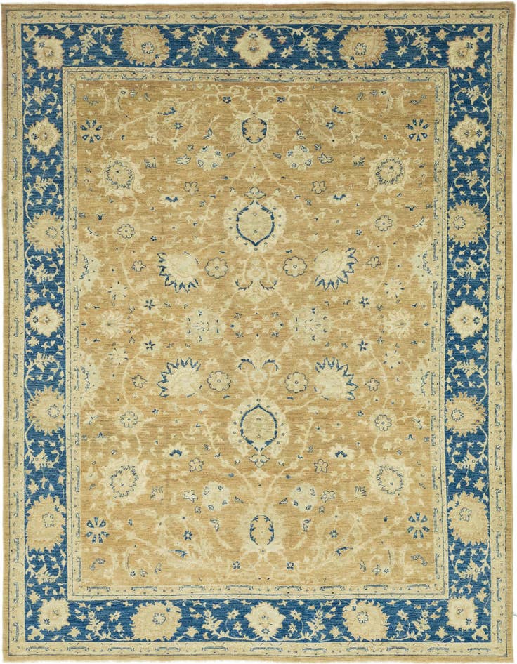 Detail image of 8' 1 x 10' 6 Hand Knotted Peshawar Ziegler Rug