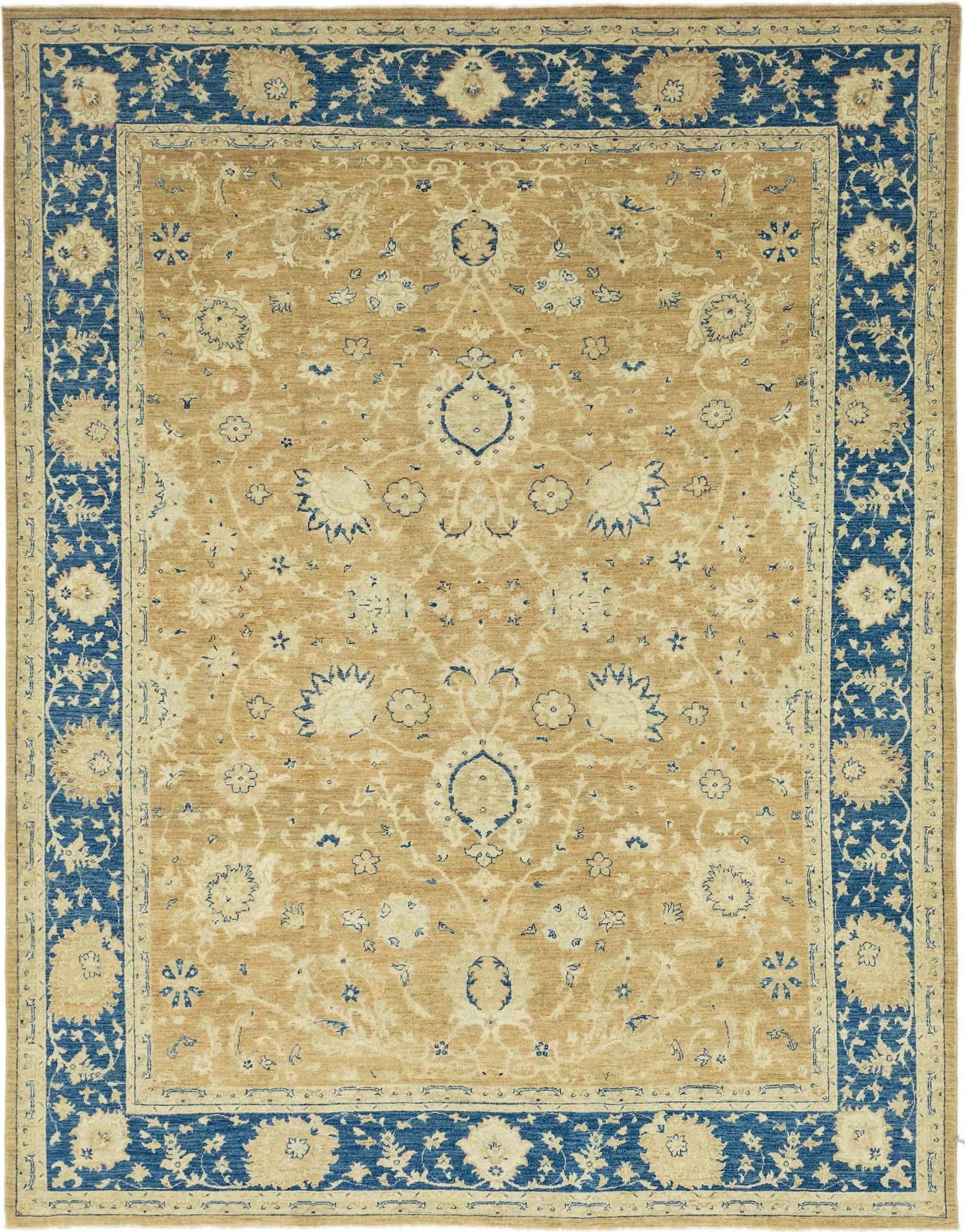 8' 1 x 10' 6 Hand Knotted Peshawar Ziegler Rug