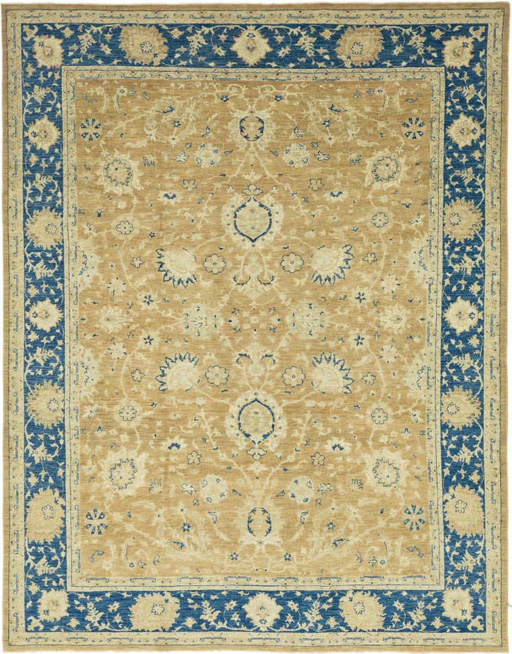 Detail image of 8' 1 x 10' 6 Hand Knotted Peshawar Ziegler Rug