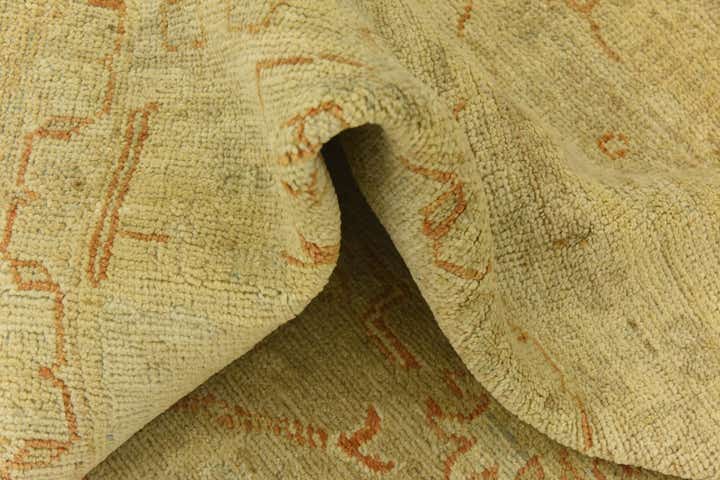8' 5 x 9' 9 Hand Knotted Peshawar Ziegler Wool Rug