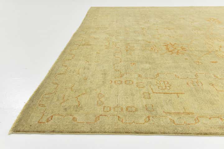 8' 5 x 9' 9 Hand Knotted Peshawar Ziegler Wool Rug