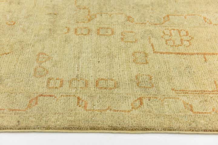 8' 5 x 9' 9 Hand Knotted Peshawar Ziegler Wool Rug