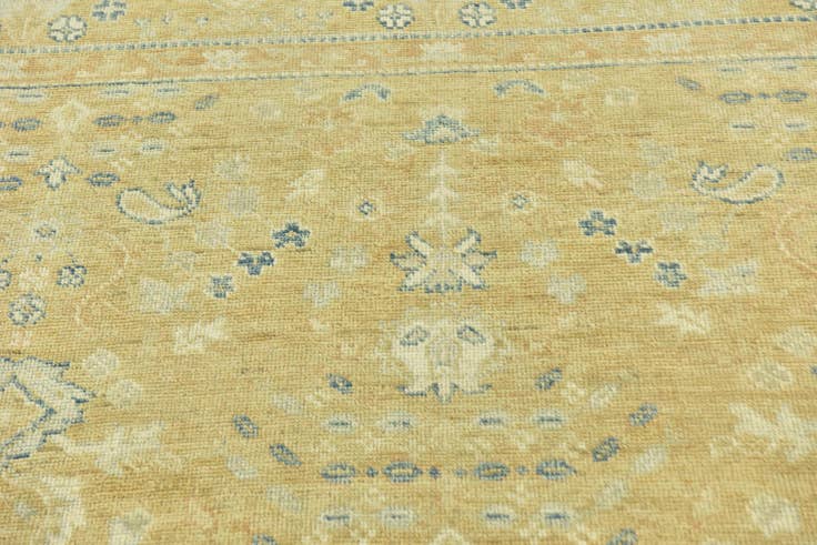 Detail image of 8' 5 x 9' 10 Hand Knotted Peshawar Ziegler Rug
