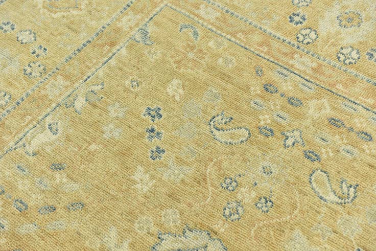 Detail image of 8' 5 x 9' 10 Hand Knotted Peshawar Ziegler Rug
