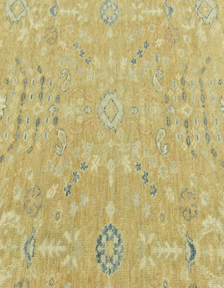 Detail image of 8' 5 x 9' 10  Hand Knotted Peshawar Ziegler Rug