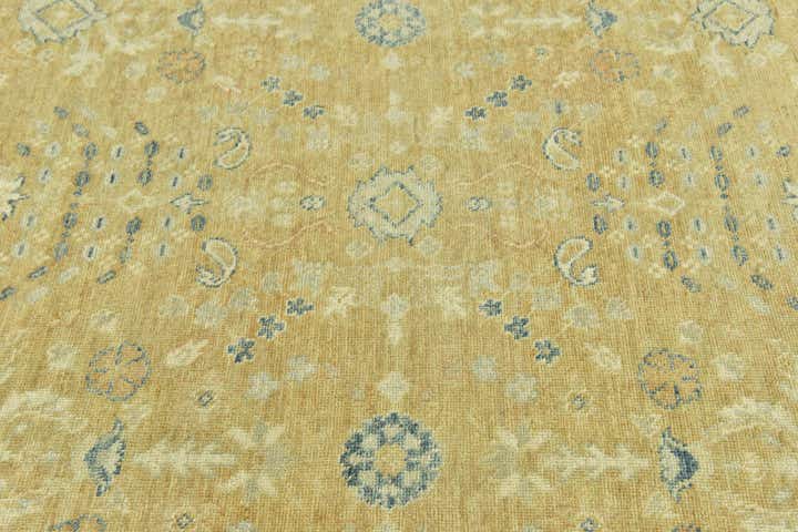 8' 5 x 9' 10 Hand Knotted Peshawar Ziegler Rug