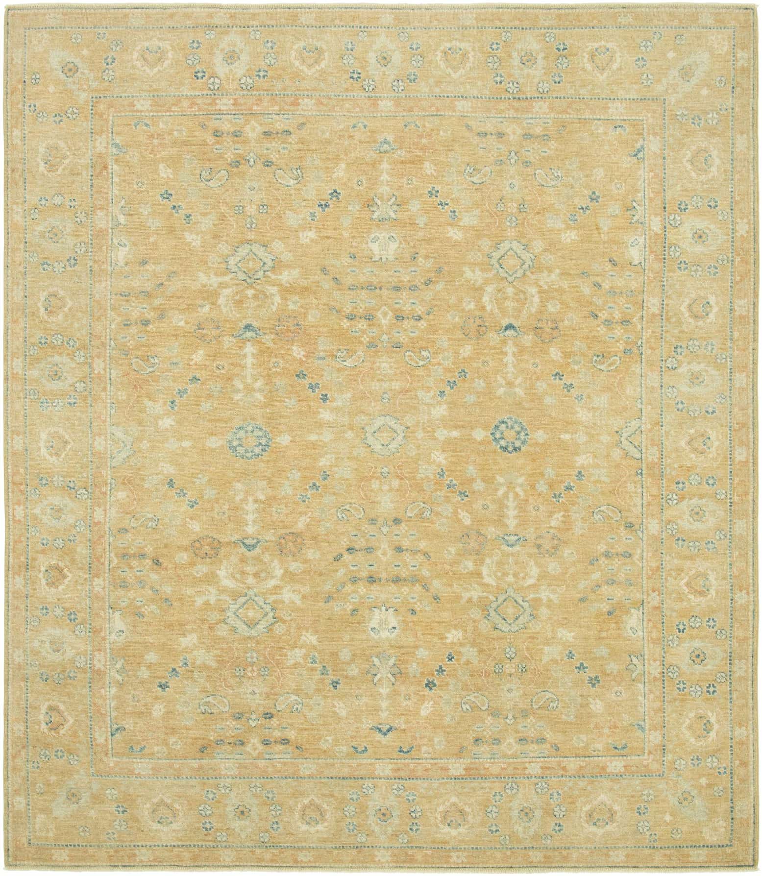 8' 5 x 9' 10 Hand Knotted Peshawar Ziegler Rug