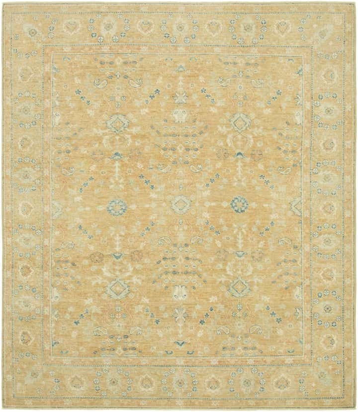 8' 5 x 9' 10 Hand Knotted Peshawar Ziegler Rug