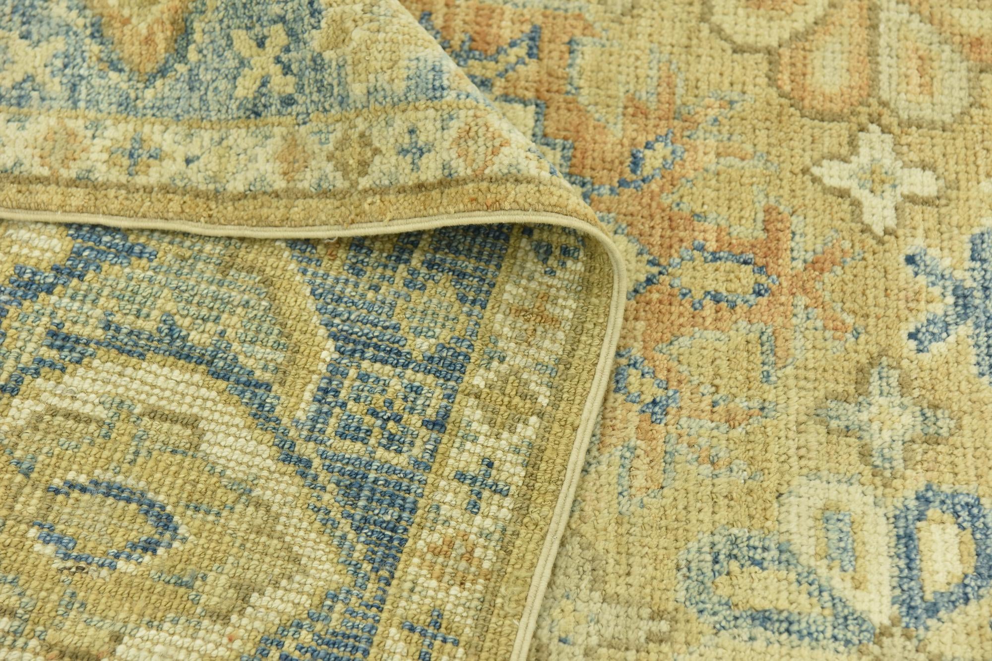 9' 6 x 12' Hand Knotted Peshawar Ziegler Wool Rug