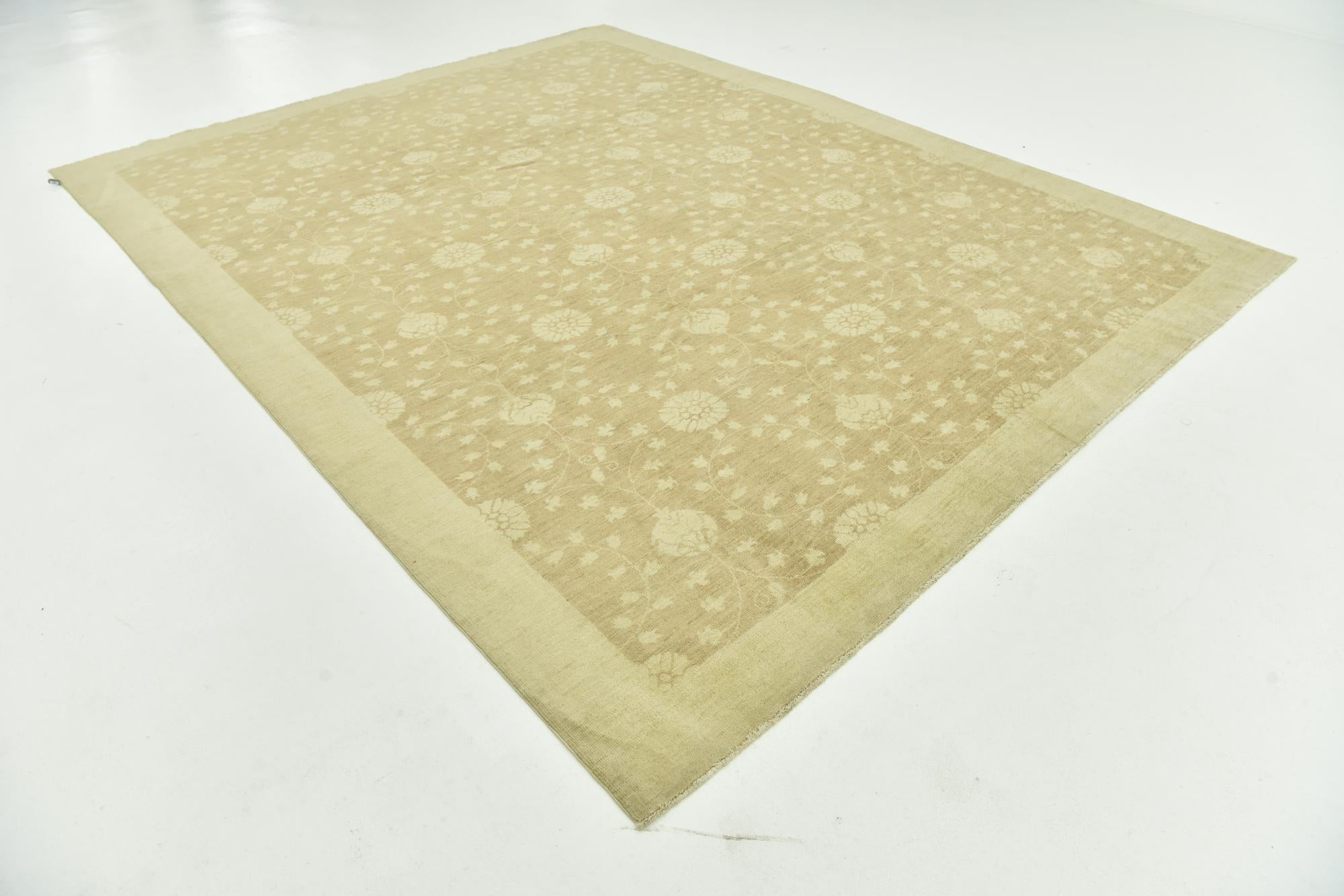 8' 9 x 11' 2 Hand Knotted Peshawar Ziegler Rug