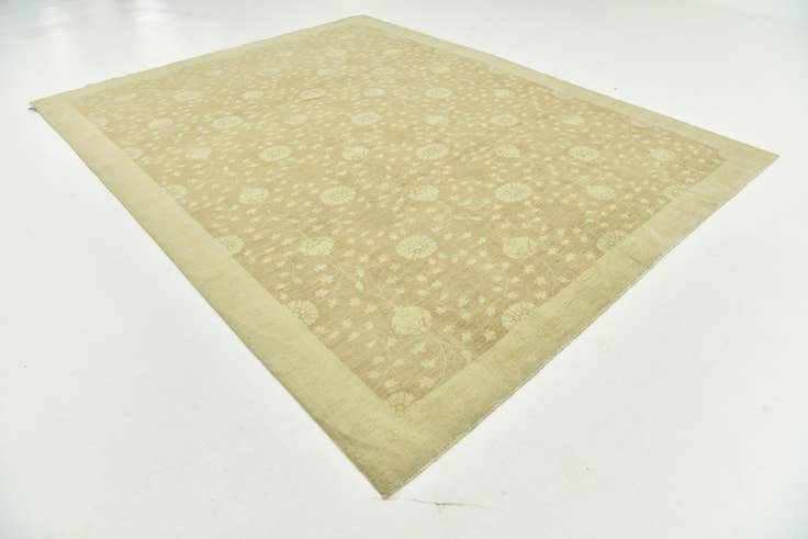 Detail image of 8' 9 x 11' 2 Hand Knotted Peshawar Ziegler Rug