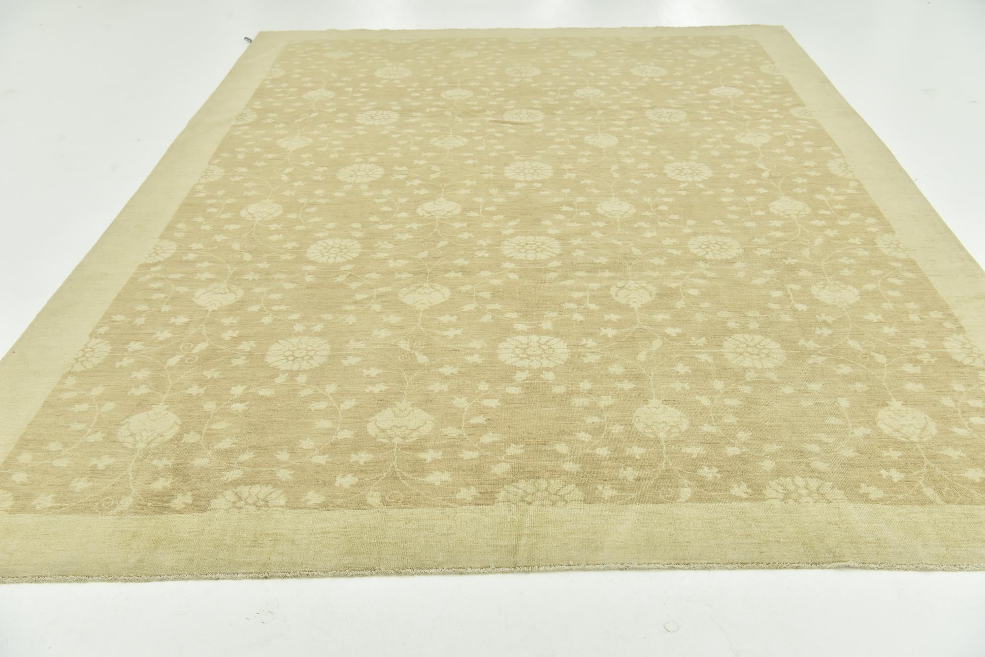 8' 9 x 11' 2 Hand Knotted Peshawar Ziegler Rug