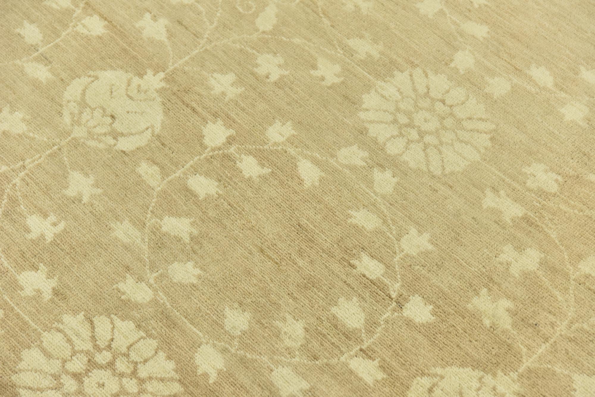 8' 9 x 11' 2 Hand Knotted Peshawar Ziegler Rug