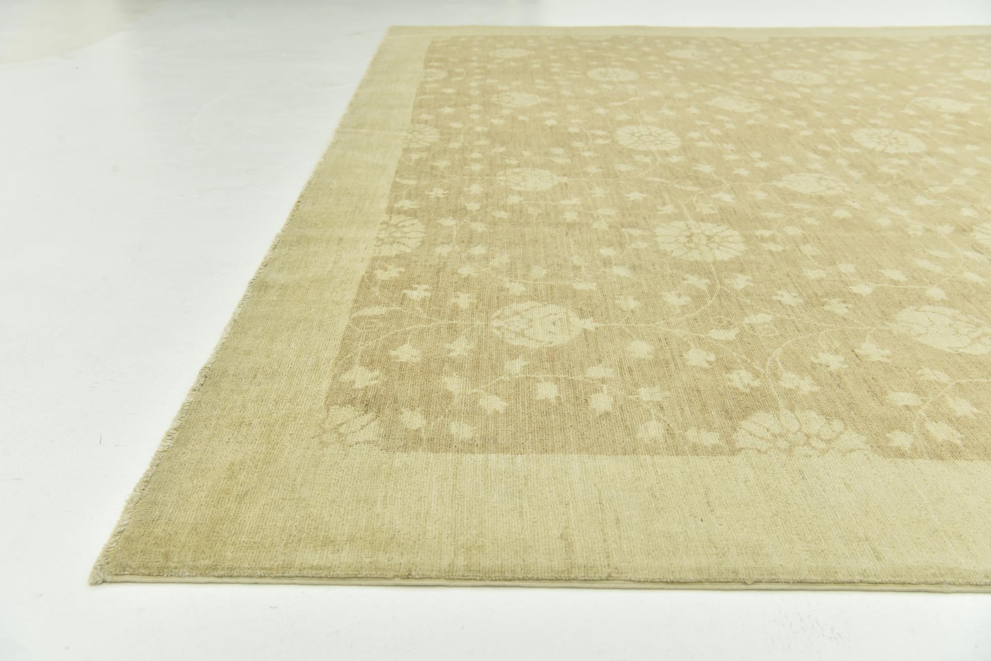 8' 9 x 11' 2 Hand Knotted Peshawar Ziegler Rug