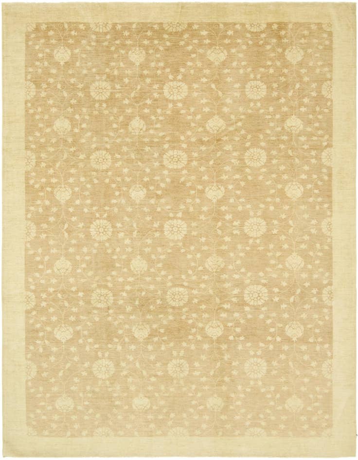 Detail image of 8' 9 x 11' 2 Hand Knotted Peshawar Ziegler Rug