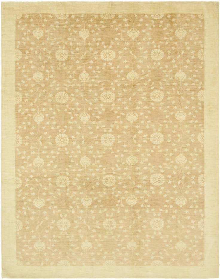 Detail image of 8' 9 x 11' 2 Hand Knotted Peshawar Ziegler Rug