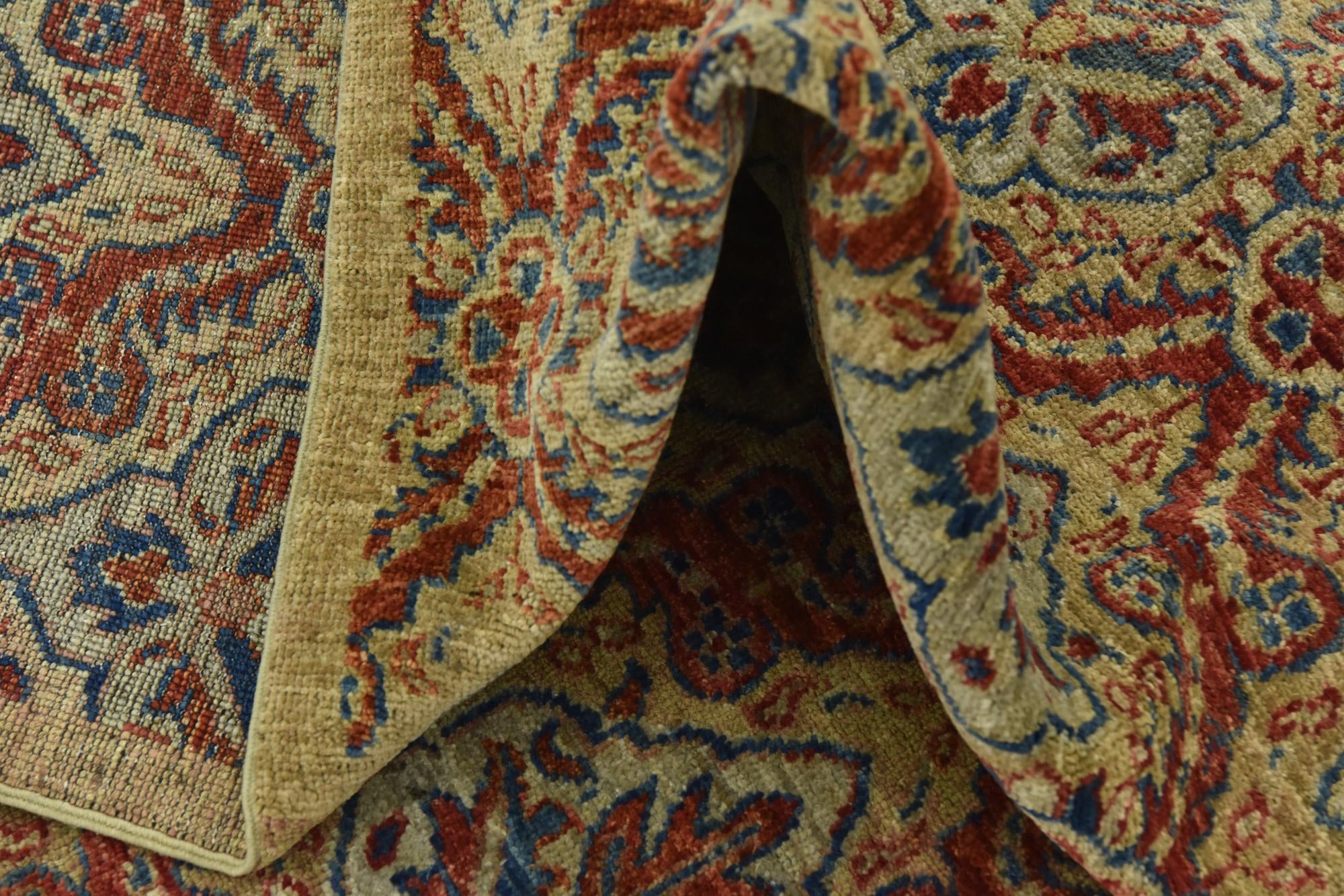 8' 4 x 11' 6 Hand Knotted Peshawar Ziegler Rug