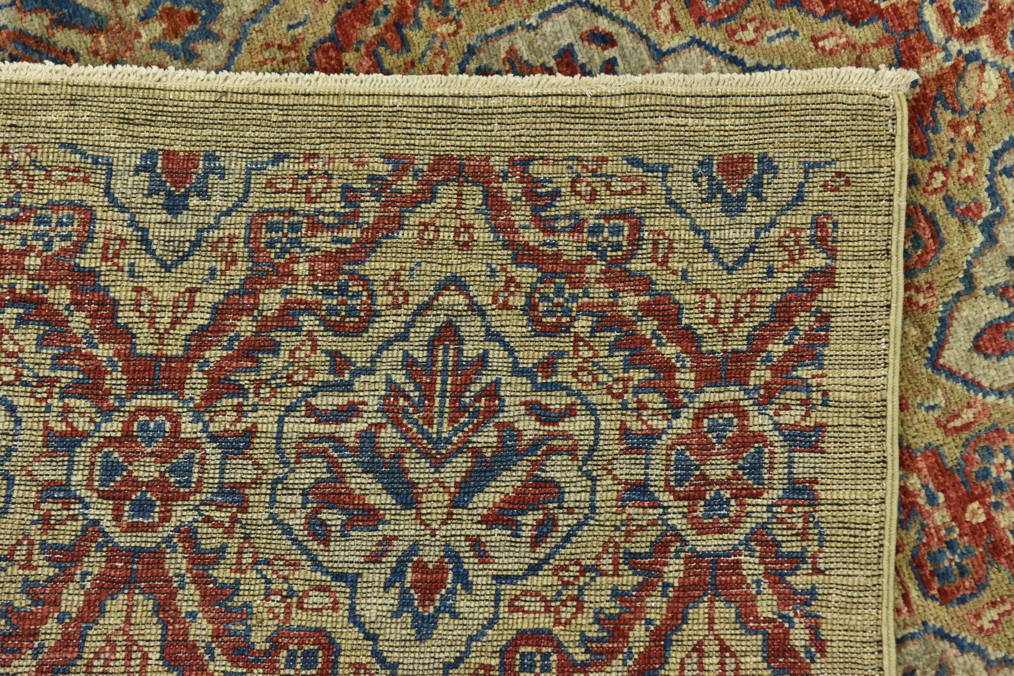 8' 4 x 11' 6 Hand Knotted Peshawar Ziegler Rug